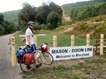 bike tour at the mason dixon line