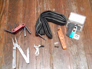 bicycle touring repair & maintenance kit