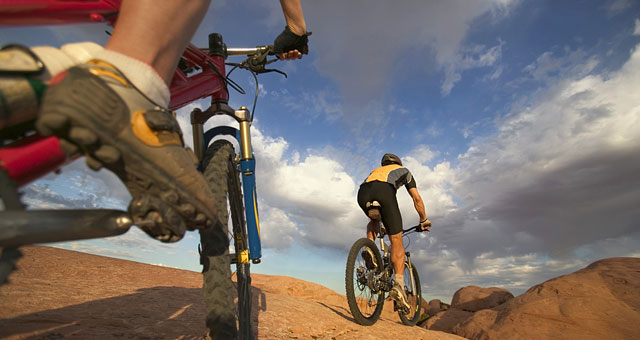 Moab Mountain Bike Slickrock Fall Biking